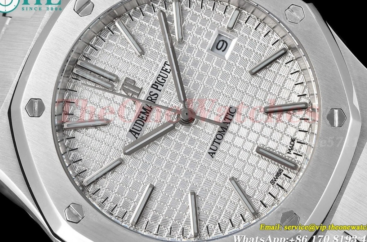 41mm Royal Oak 15400 GDF White SS MY8215 Dial SS 1231